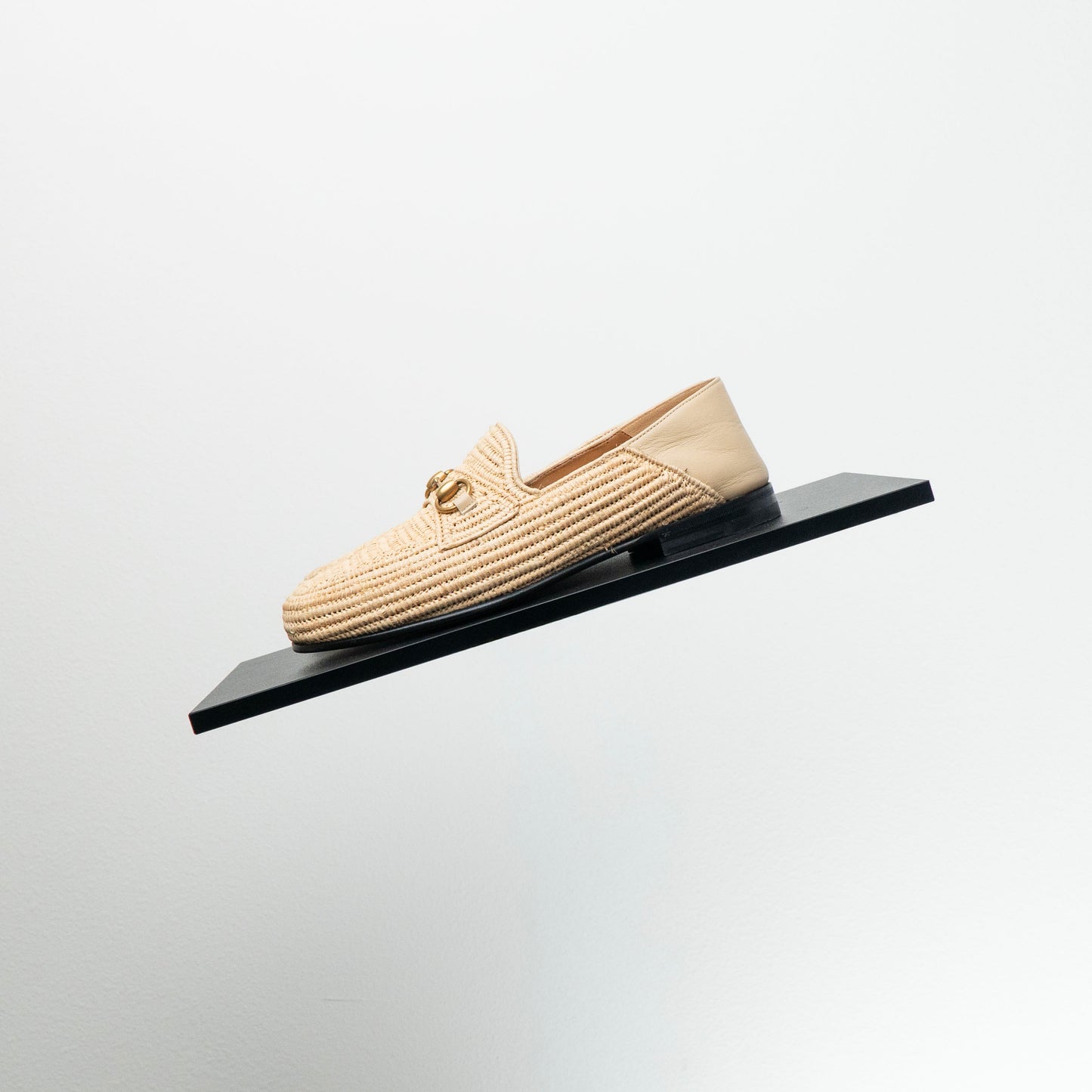 Gucci 1953 Horsebit Loafer in Raffia