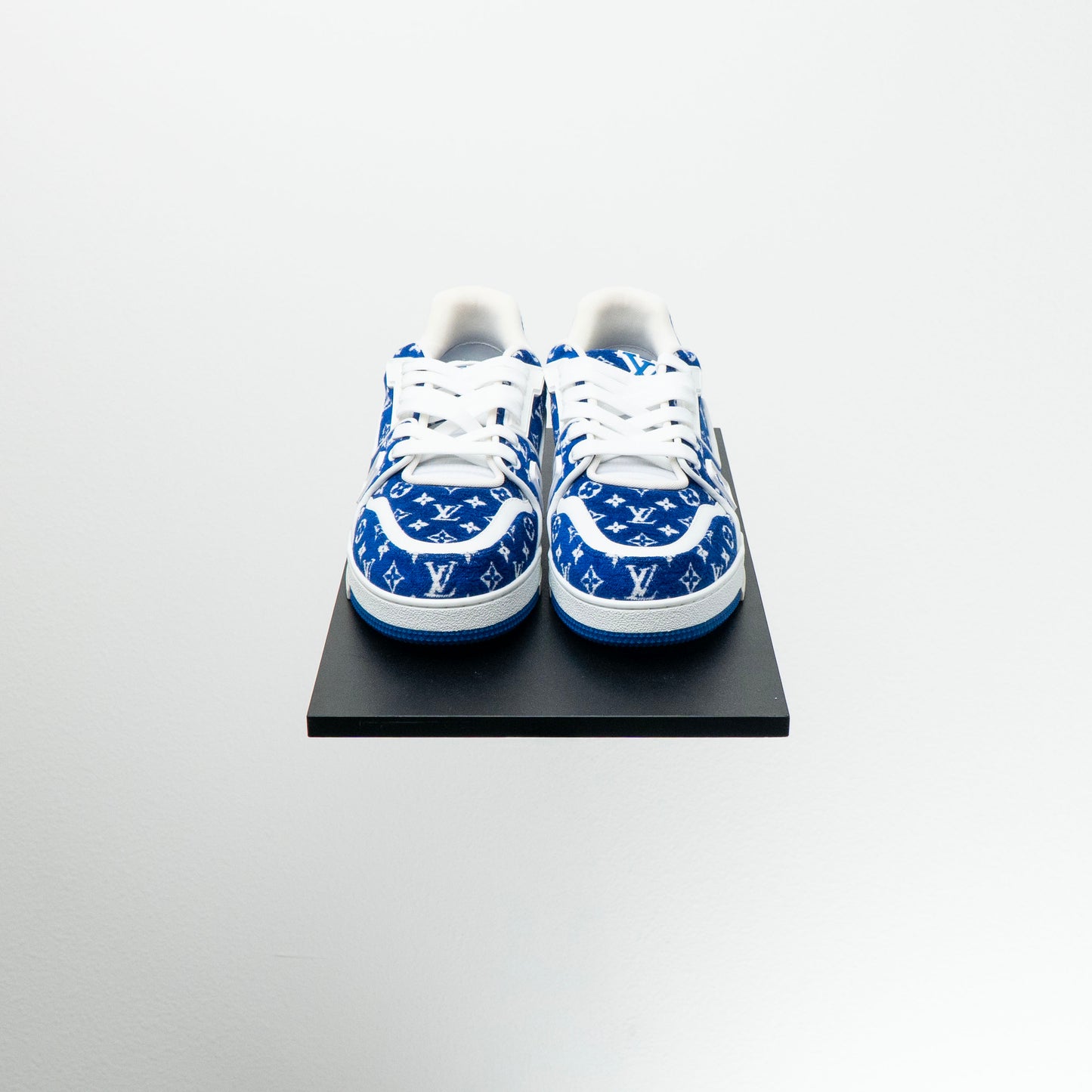 Louis Vuitton Textile Trainer Low “Blue Monogram"