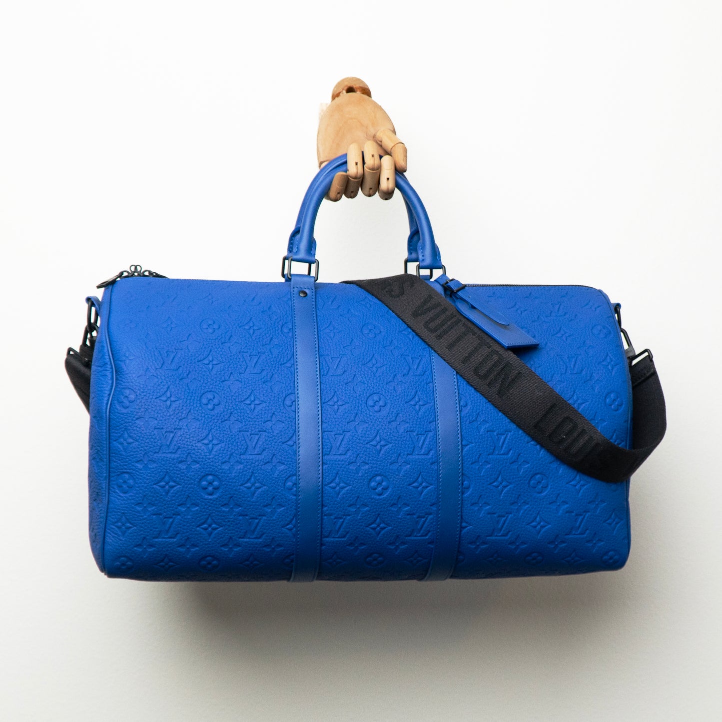 Louis Vuitton Keepall Bandouliรจre 50 Duffle in Racing Blue