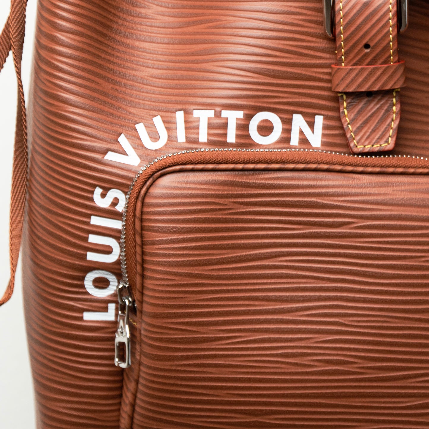 Louis Vuitton Monsouris Backpack Epi Leather in Cognac Brown